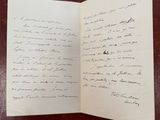 une lettre manuscrite d'un homme qui a écrit une lettre à sa mère