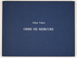a blue book with white writing on the cover