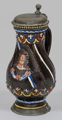 Dippoldiswalder Birnkrug Sog. "Annaberger Krug". Steinzeug, …