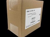a box that has a label on it on a black background