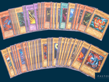 a lot of cards that are sitting on a table