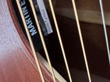a close up of a guitar with a label on it
