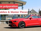 la Mustang rouge garée devant un immeuble sur lequel on pouvait lire « Vente d'automobiles de collection et de chefs-d'œuvre »