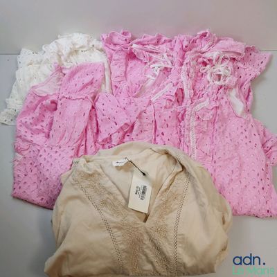 a box of clothing that is sitting on a table