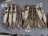four sets of model train tracks on the table