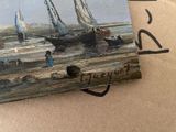 a picture of a painting on a piece of wood