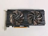 a close up of a video card with two fans on it