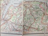 a map of a country in a book on a table