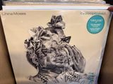 the cover of the album, china moses, is shown in a cardboard box