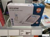 une boîte de téléphones Alcatel exposée dans un magasin