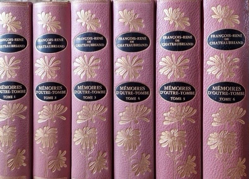 Mémoires d’Outre Tombe Chateaubriant Chez Jean De Bonnot 1967 6 volumes
