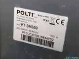 a sticker on the back of a car that says polti