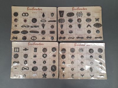 BRILLANTOR. Lot de quatre planches de présentation de têtes …