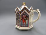 an image of a coffee cup with a picture of a man on it