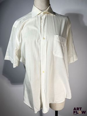 DANIEL CRÉMIEUX - Chemise à manches courtes couleur ivoire -…