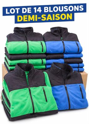 lot de 14 blousons de mi-saison