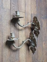 PAIRE D'APPLIQUES à un bras de lumière de style Louis XIV en… (photo 5)