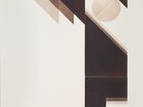 an image of a black and white drawing of a spiral staircase