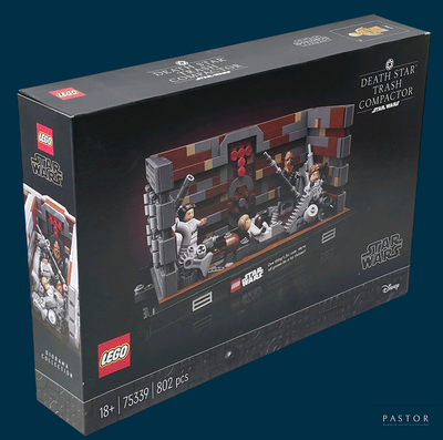 une boîte contenant un ensemble Lego Star Wars
