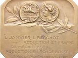 plaque commemorating the dedication of the first medal of the french revolution