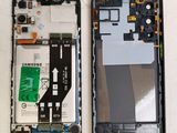 a picture of a cell phone with a broken battery