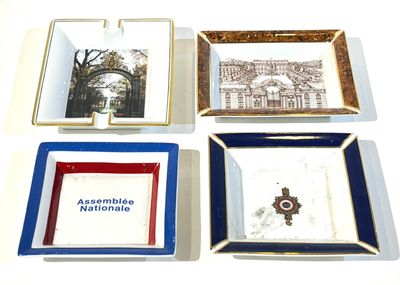 quatre cadres assortis contenant chacun une photo d'une ville
