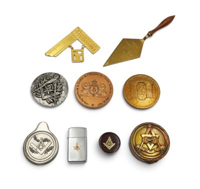 a lot of different items that are on a white surface