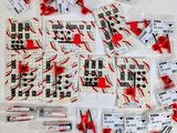 a lot of blood splattered on a table with a lot of blood splattered on the table