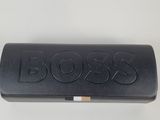 a black case with the word boss written on it