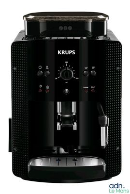 krups espresso coffee machine on a white background