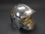 a helmet that is sitting on top of a table