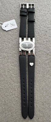 Montre en acier, signée - FRED - PRETTY WOMAN - index sertis…