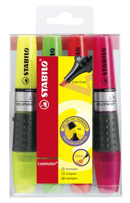 [Lot de 4] - STABILO - Surligneurs LUMINATOR XT - Encre liqu…