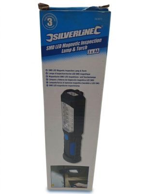 SILVERLINE - Lampe d'inspection et torche magnétique - 8 LED…