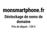 a black and white photo of a cell phone with the words monsmatphone fr