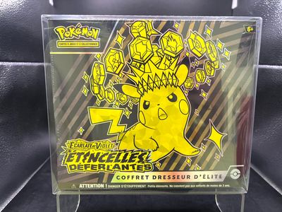 a close up of a box with a pokemon figure on it
