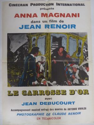 une vieille affiche du film « Le Carroise d'Or »