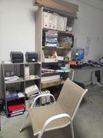 Bureau mélaminé avec retour (photo 4)