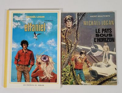 deux livres posés sur une table blanche, avec la photo d'un homme et d'une femme