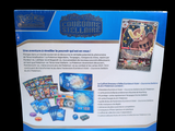 a box of pokemon trading cards on the table