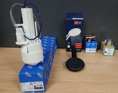 Lot de 4 articles composé de: 1 Soupape pneumatique double c…