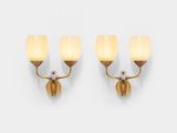 pair of sconces in the style of louis poulsier