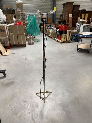 LAMPADAIRE en métal style années 1970.