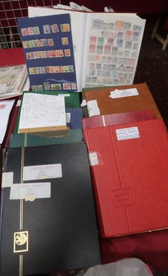 many different types of books on the table