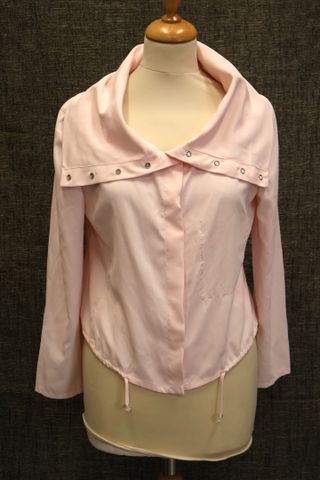 EMPORIO ARMANI – Veste légère rose pâle à boutons pression, grand...