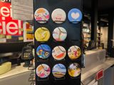 a picture of a display of buttons in a store