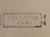 a drawing of a ticket on a piece of paper
