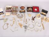 many different types of jewelry on the table