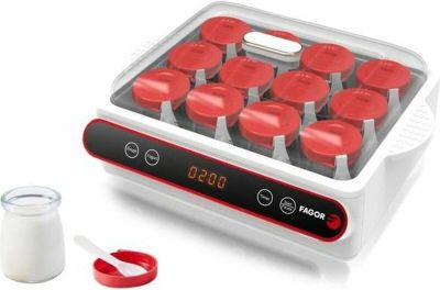 87 / Yaourtiere FAGOR FG3215 12 pots - 40W - Bouton sta…