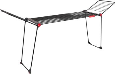 an image of a black ironing board on a white background